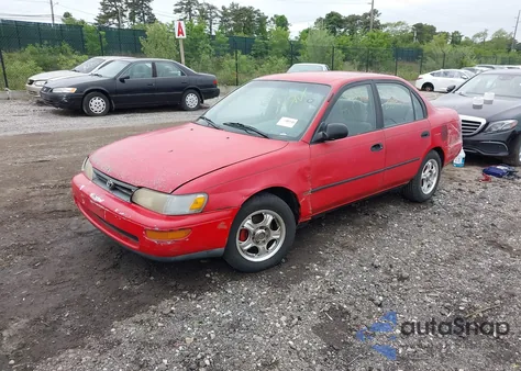 1995 Toyota Corolla Le/Dx from USA, damaged, VIN 2T1AE09B7SC129503